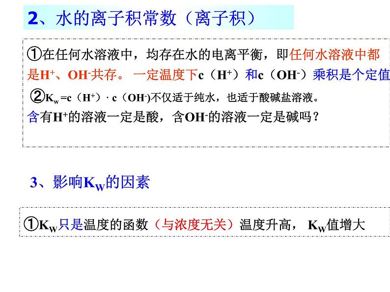 人教版高中化学选修四 3.2水的电离和溶液的酸碱性第1课时（课件1）05