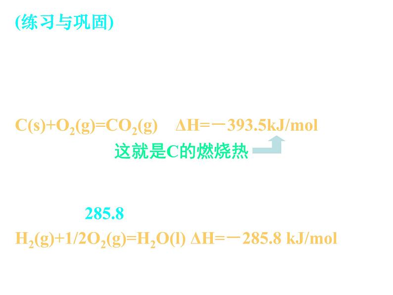 人教版高中化学选修四 1.2燃烧热与能源（课件1）05