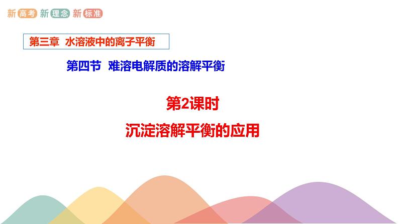 3.4.2  沉淀溶解平衡的应用（课件）-2020-2021学年上学期高二化学同步精品课堂(新教材人教版选择性必修1)（共32页PPT)01