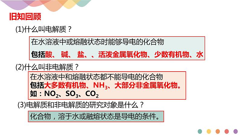 3.1.1 强电解质和弱电解质 弱电解质的电离平衡（课件）-2020-2021学年上学期高二化学同步精品课堂(新教材人教版选择性必修1)（共31张PPT）02