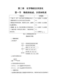 高三化学一轮复习讲义第2章 第1节　物质的组成、分类和性质