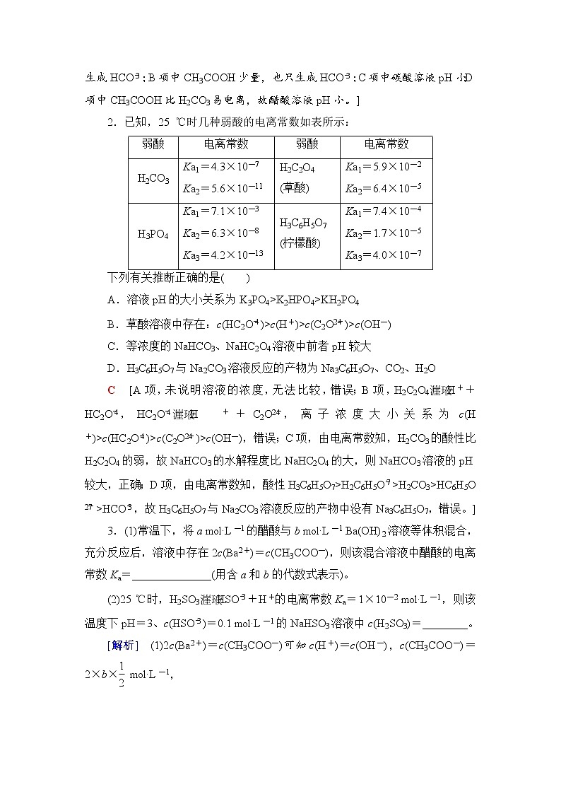 高三化学一轮复习讲义专题讲座4　水溶液中的四大常数及其应用02