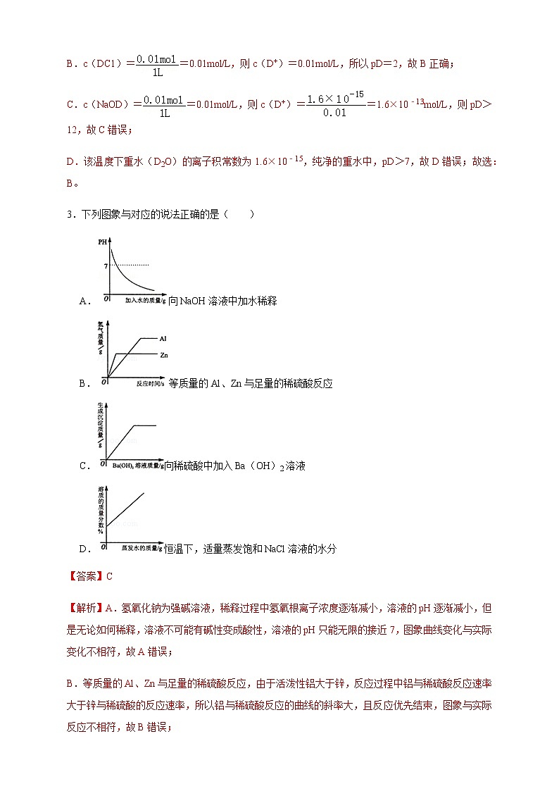 高中 化学 人教版 (2019) 选择性必修1　第三章 总结与检测(原卷版+解析版)02