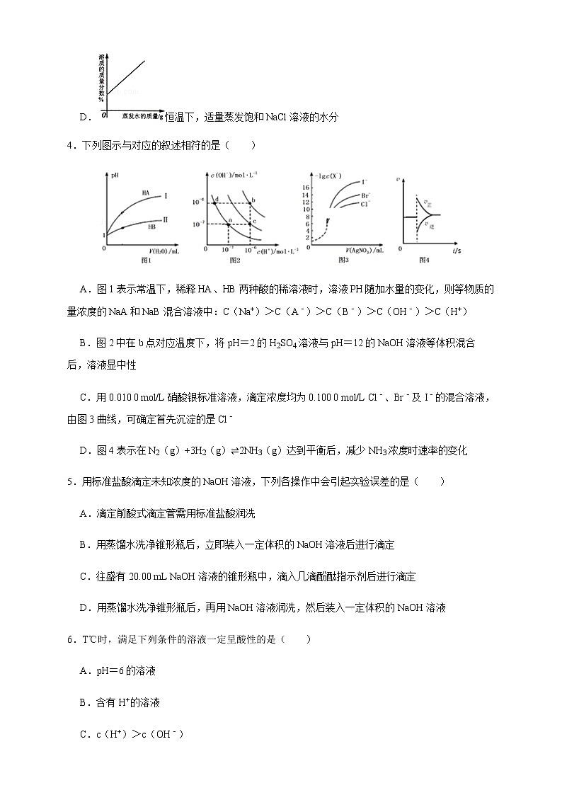 高中 化学 人教版 (2019) 选择性必修1　第三章 总结与检测(原卷版+解析版)02