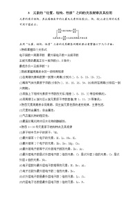 高中化学人教版 (新课标)必修2第一章  物质结构 元素周期律综合与测试精练