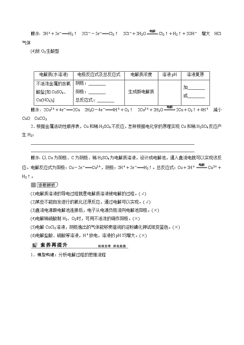 2022高考化学一轮专题复习  第20讲　电解池　金属的电化学腐蚀与防护03