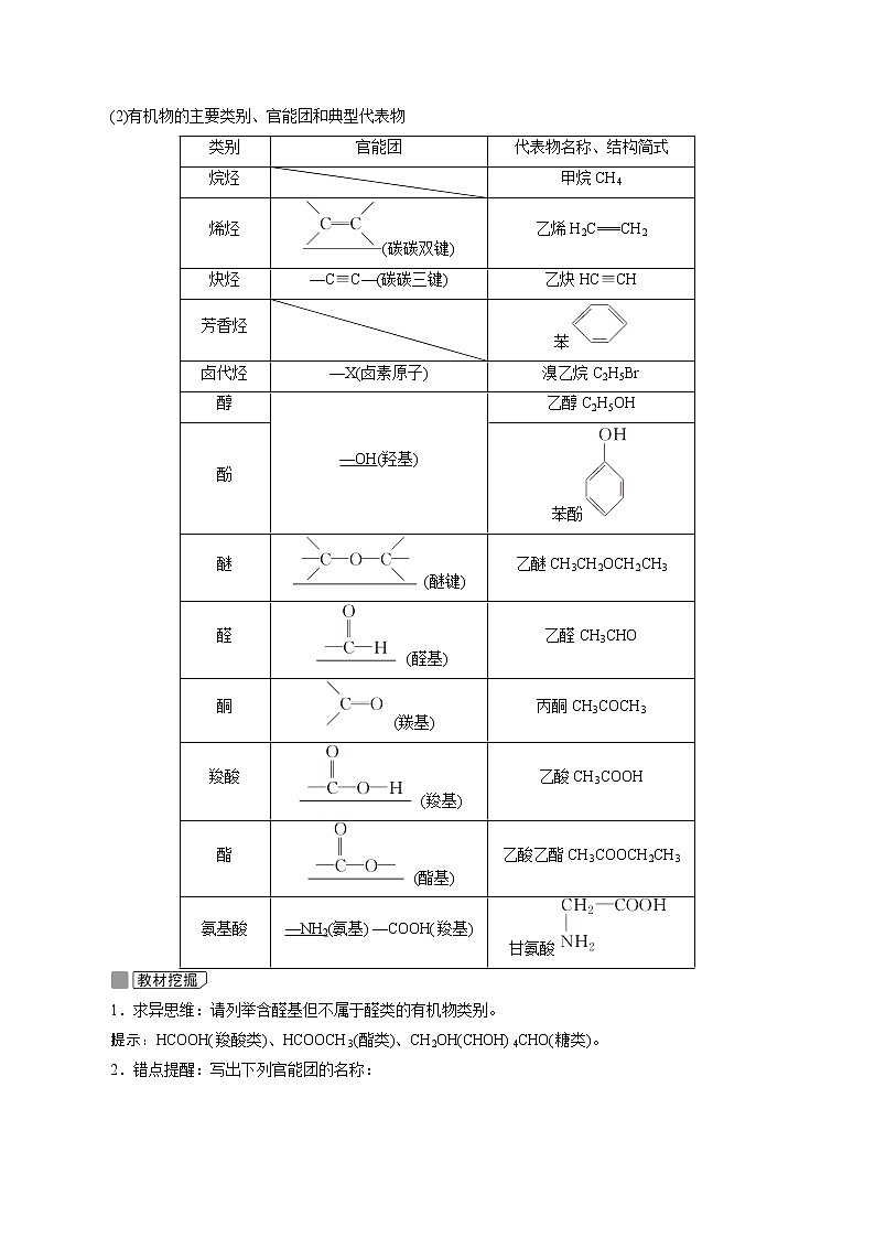 2022高考化学一轮专题复习  第35讲　认识有机化合物02