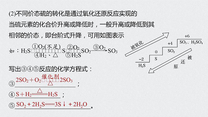 2022高考化学一轮复习 第四章 第22讲　硫及其化合物的相互转化课件07