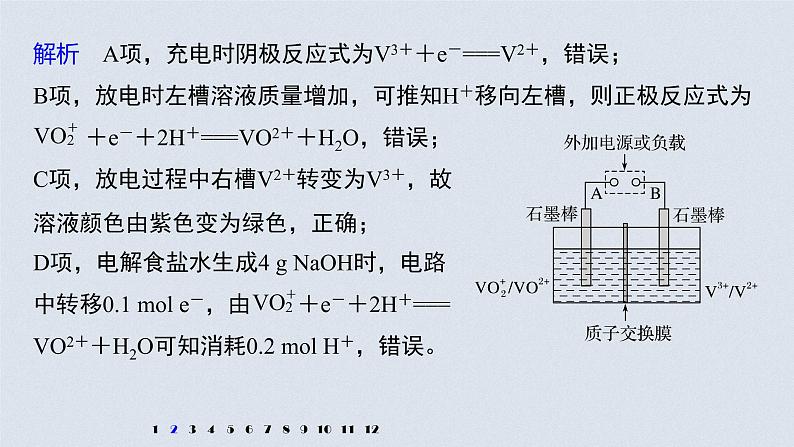 2022高考化学一轮复习 第六章 第30讲 专项提能特训10　新型电源工作原理课件06