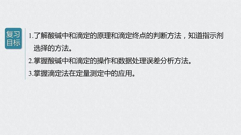 2022高考化学一轮复习 第八章 第39讲　酸碱中和反应及中和滴定课件02