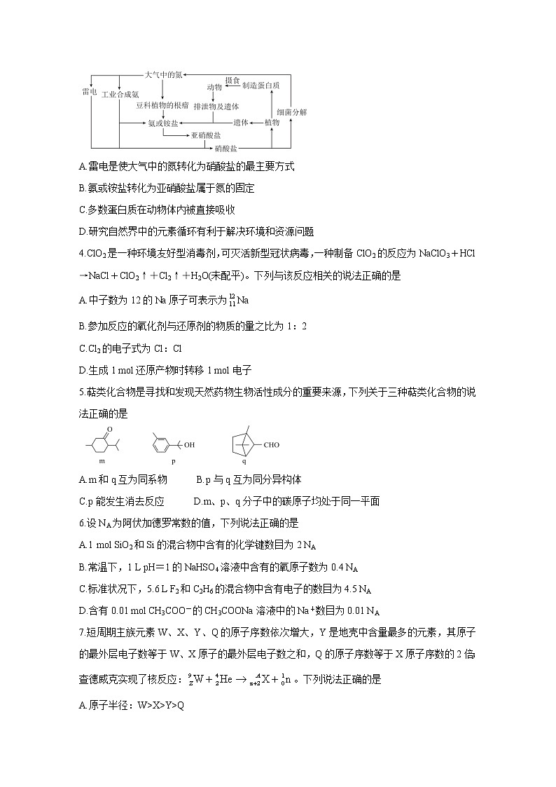 广东省（新高考）2021届高三下学期5月卫冕联考+化学+答案 试卷02