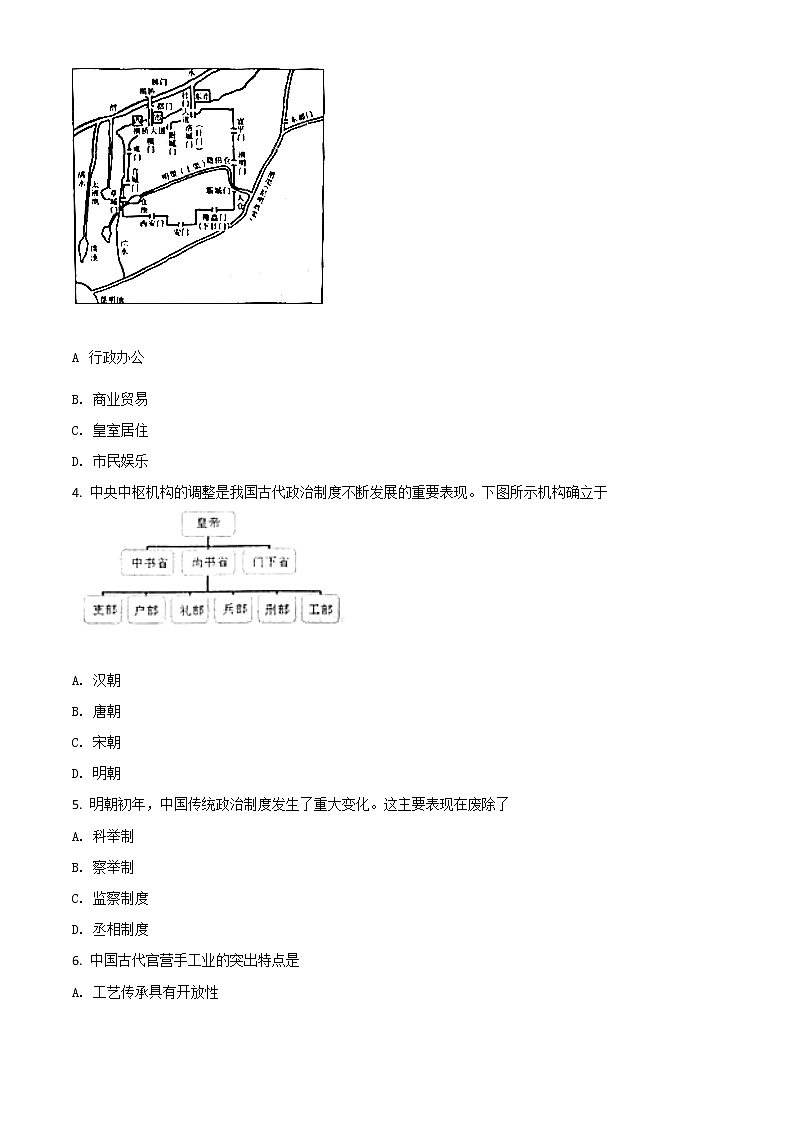 2019山东高中会考历史真题（原卷版）02