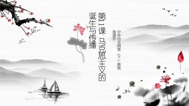 中外历史纲要（下）新视角课件 第11课 马克思主义的诞生与传播第1页