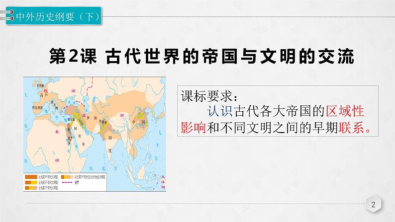 第2课 《古代世界的帝国与文明的交流》PPT课件复习课第2页