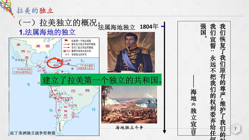 第13课 《亚非拉民族独立运动》PPT课件新课教学第7页