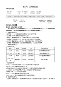 人教统编版(必修)中外历史纲要(下)第三单元 走向整体的世界综合与测试导学案