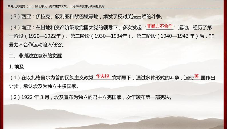 高中历史人教统编版 第7单元第16课   亚非拉民族民主运动的高涨  教学课件04