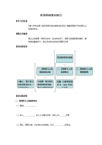 高中历史岳麓版必修1 政治文明历程第8课 英国的制度创新教案