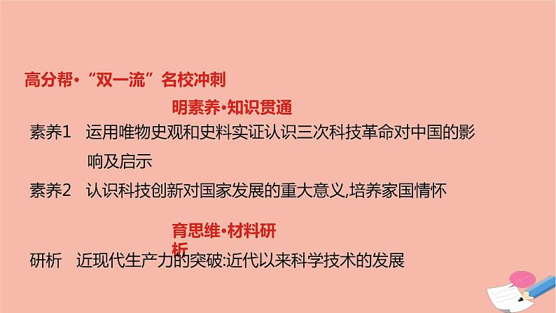 通用版高考历史一轮复习第二十二单元近现代的世界科学技术与19世纪以来的世界文学艺术课件第4页