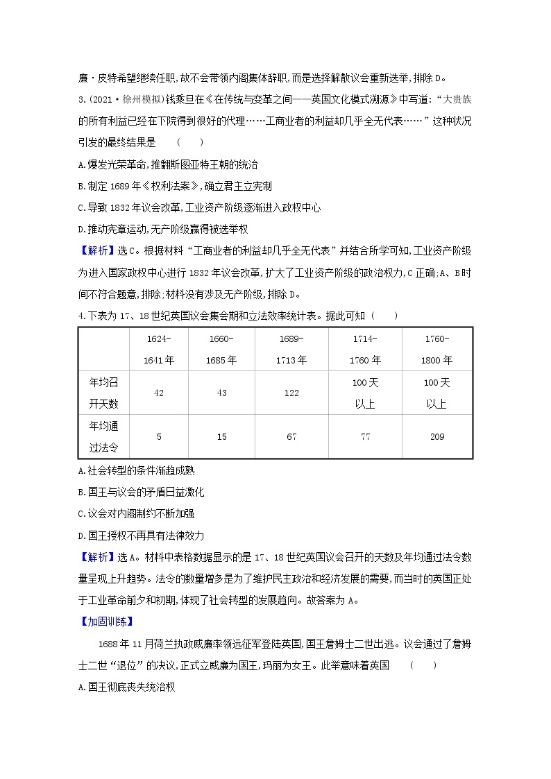 高考历史一轮复习专题评估检测五西方民主政治和社会主义制度的建立含解析人民版02