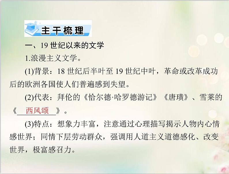 高考历史总复习必修Ⅲ文化发展历程第十六单元近现代中国的先进思想第32讲文学音乐与美术及电影与电视课件04