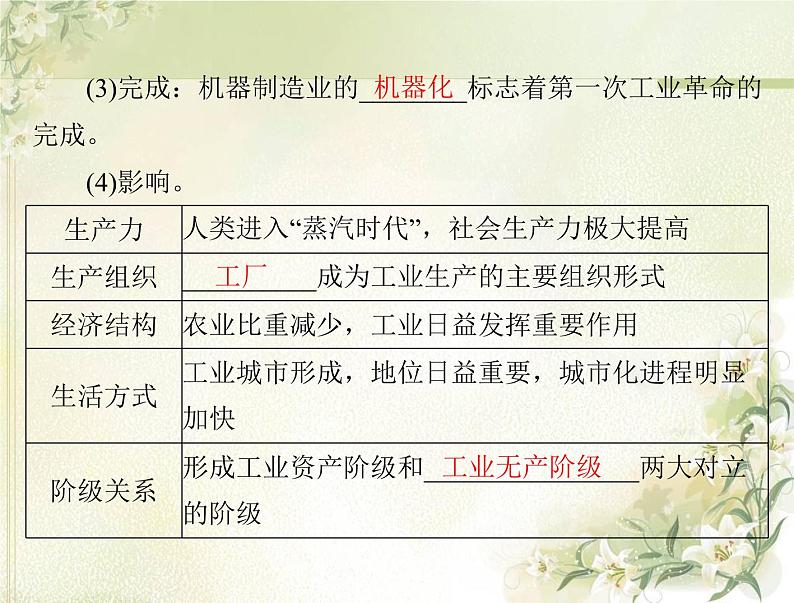 高考历史总复习必修Ⅱ经济成长历程第九单元工业文明的崛起和对中国的冲击第18讲两次工业革命课件第5页