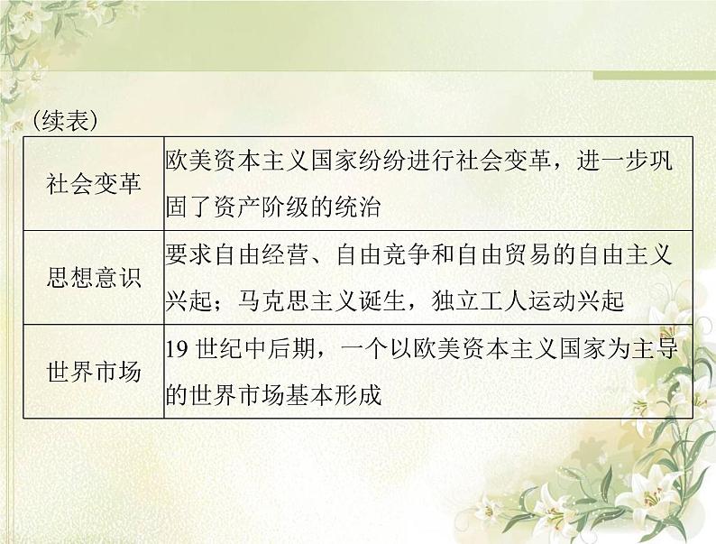 高考历史总复习必修Ⅱ经济成长历程第九单元工业文明的崛起和对中国的冲击第18讲两次工业革命课件第6页