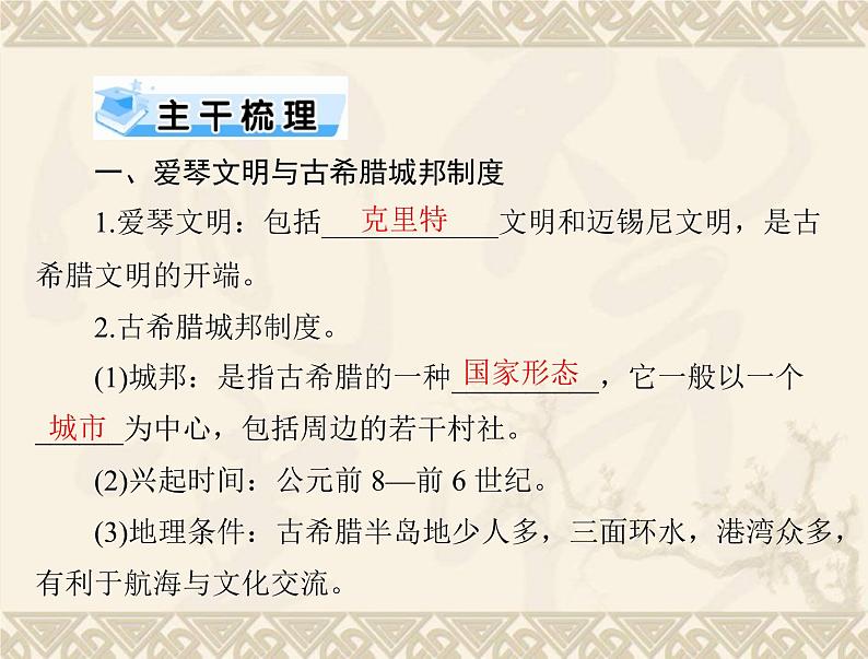 高考历史总复习必修Ⅰ政治文明历程第二单元古希腊和古罗马的政治制度第3讲爱琴文明古希腊城邦制度与雅典的民主政治课件04