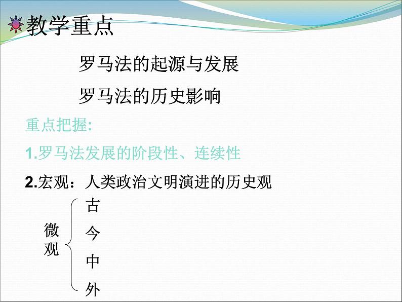 人教版高中历史必修一《罗马法的起源与发展》(人教新课标)课件第5页