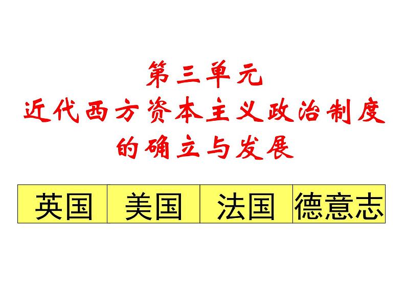 人教版高中历史必修一《英国君主立宪制的建立》参考课件第2页