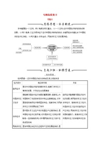 江苏专用高考历史一轮复习专题八近代中国资本主义的曲折发展专题高效复习学案含解析人民版