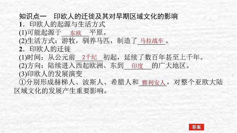 高考历史一轮复习第三十四单元人口迁徙文化交融与认同34.1古代人类的迁徙和区域文化的形成课件新人教版04