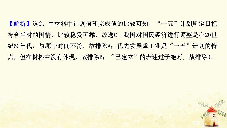 高考历史一轮复习单元质量评估第九单元中国社会主义建设发展道路的探索及近现代社会生活的变迁课时作业课件岳麓版04