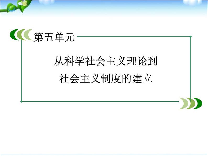 人教版高中历史必修一单元总结5从科学社会主义理论到社会主义制度的建立课件02