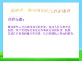 人教版高中历史必修一同步新中国的民主政治建设：29张课件
