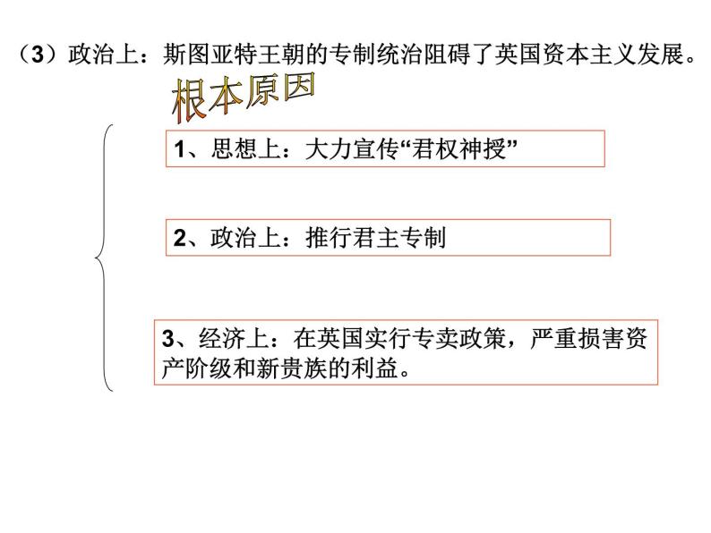 人教版高中历史必修一英国君主立宪制的建立免费(1)课件07