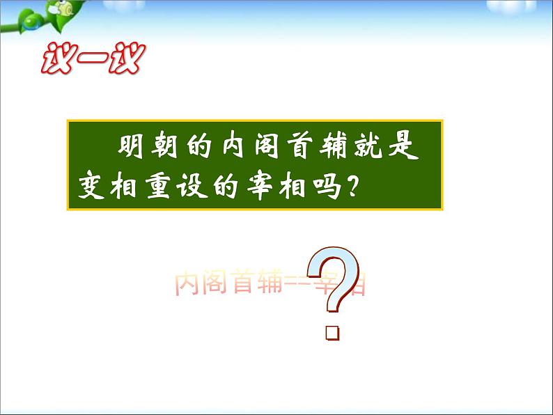 人教版高中历史必修一第4课明清君主专制的加强精品ppt课件第7页