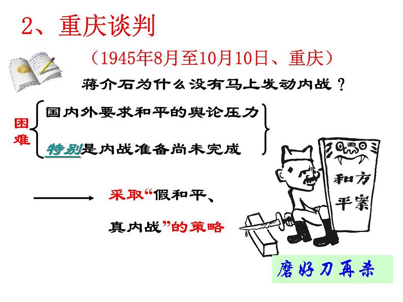 人教版高中历史必修一解放战争 (3)课件06