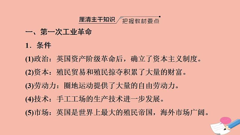 高考历史一轮复习第3部分第9单元课题1工业革命的狂飙_工业文明的兴起与发展课件第6页