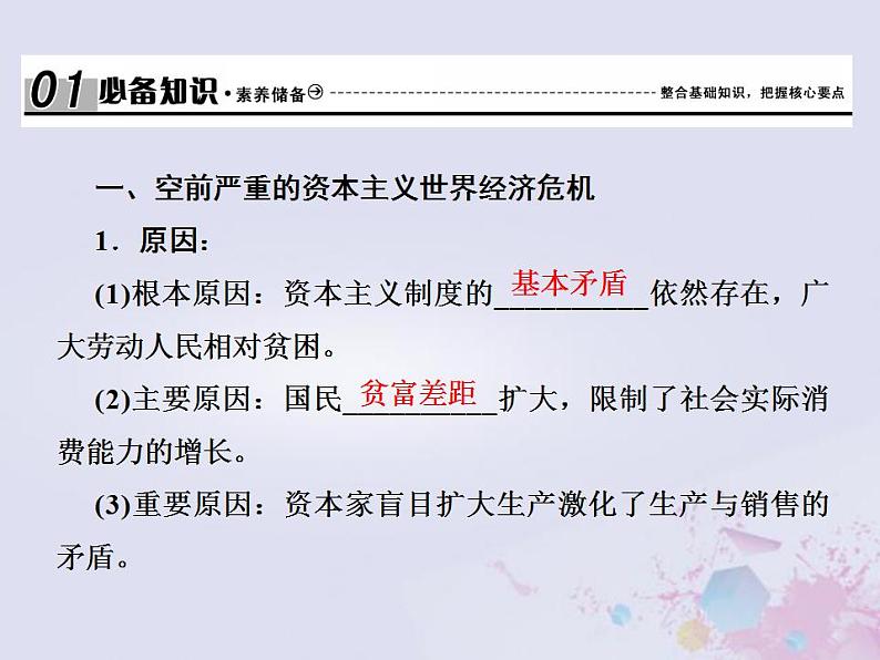 全国版2022届高考历史一轮复习必修2第10单元20世纪世界经济体制的创新和调整29世界资本主义经济政策的调整课件第7页