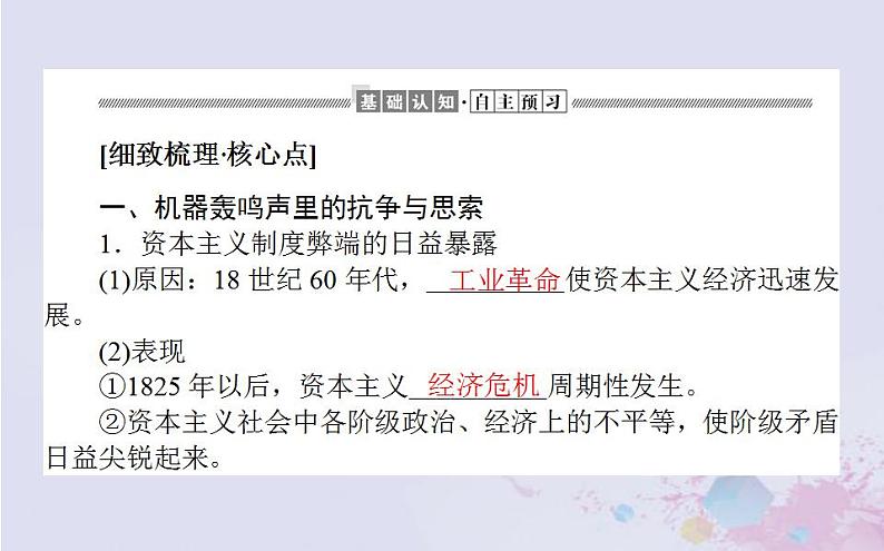 高中历史专题八解放人类的阳光大道8.1马克思主义的诞生课件人民版必修1第4页