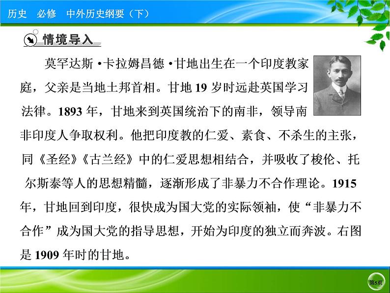 人教统编版必修中外历史纲要下第16课 亚非拉民族民主运动的高涨 课件（37张ＰＰＴ）第5页