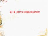 高中历史必修中外历史纲要下 第12课 资本主义世界殖民体系的形成（二）课件PPT