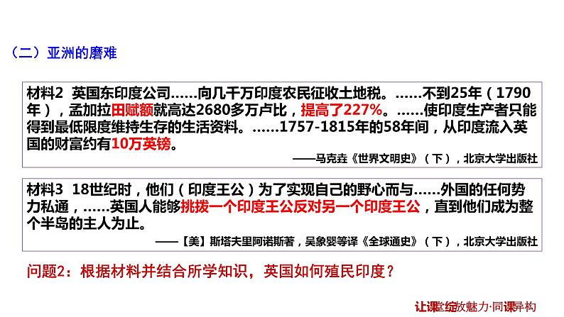 人教统编版（2019）必修中外历史纲要（下） 第12课 资本主义世界殖民体系的形成 课件（19张）第7页