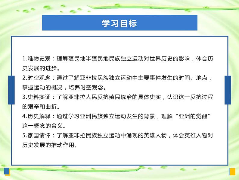 高中历史统编版必修中外历史纲要下册第13课亚非拉民族独立运动（共23张ppt）02