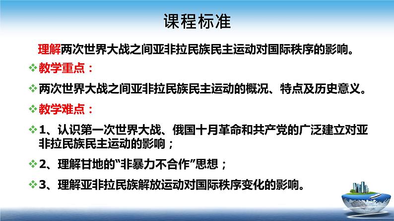 人教统编版必修中外历史纲要下第16课 亚非拉民族民主运动的高涨 同步备课课件（共20张ppt）02