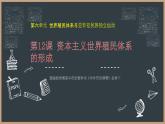 人教统编版高中历史必修中外历史纲要下第12课 资本主义世界殖民体系的形成说课课件（共19张PPT）