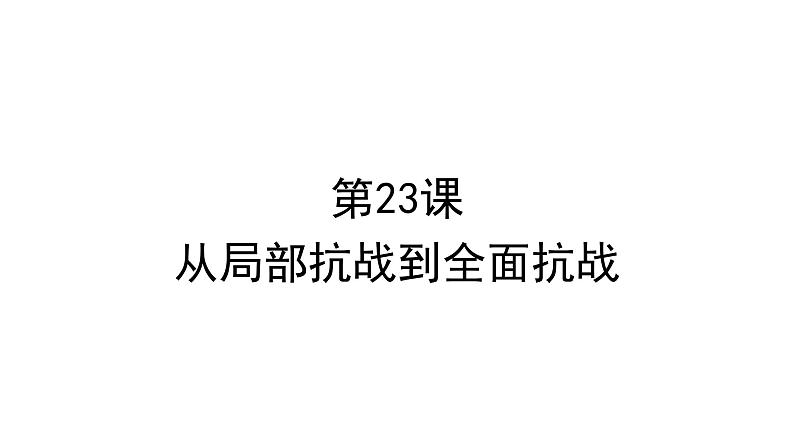 统编版必修中外历史纲要上册第23课 从局部抗战到全面抗战 课件(30张PPT)02