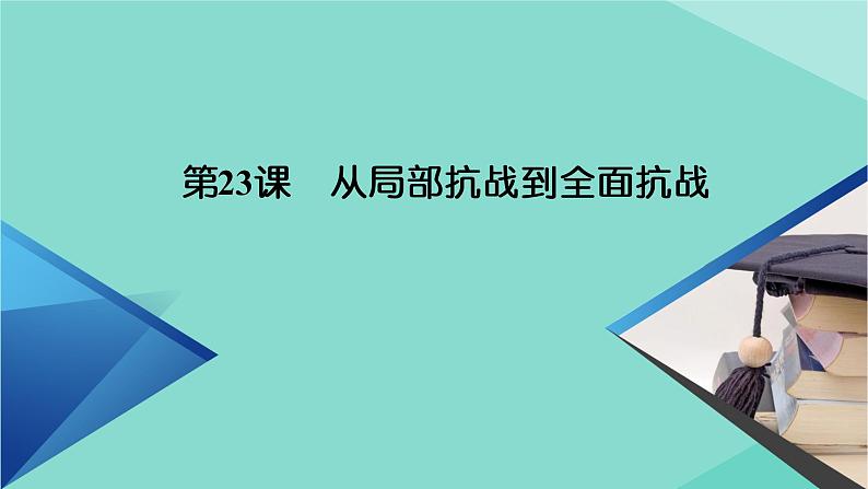 新教材高中历史第八单元第23课从局部抗战到全面抗战课件新人教版必修中外历史纲要上06