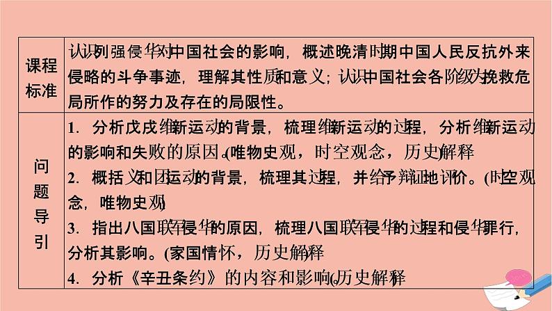 新教材高中历史第五单元第18课挽救民族危亡的斗争课件新人教版必修中外历史纲要上第5页